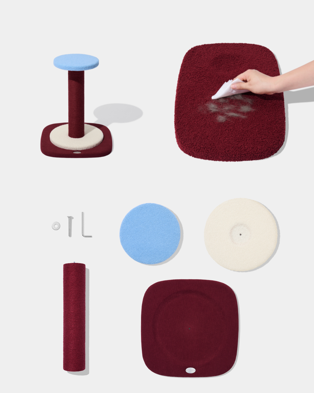 Mist and Merlot Cat Scratcher - Simple Post