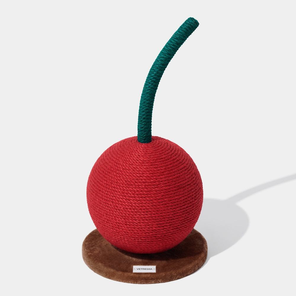 Cherry Cat Scratching Ball