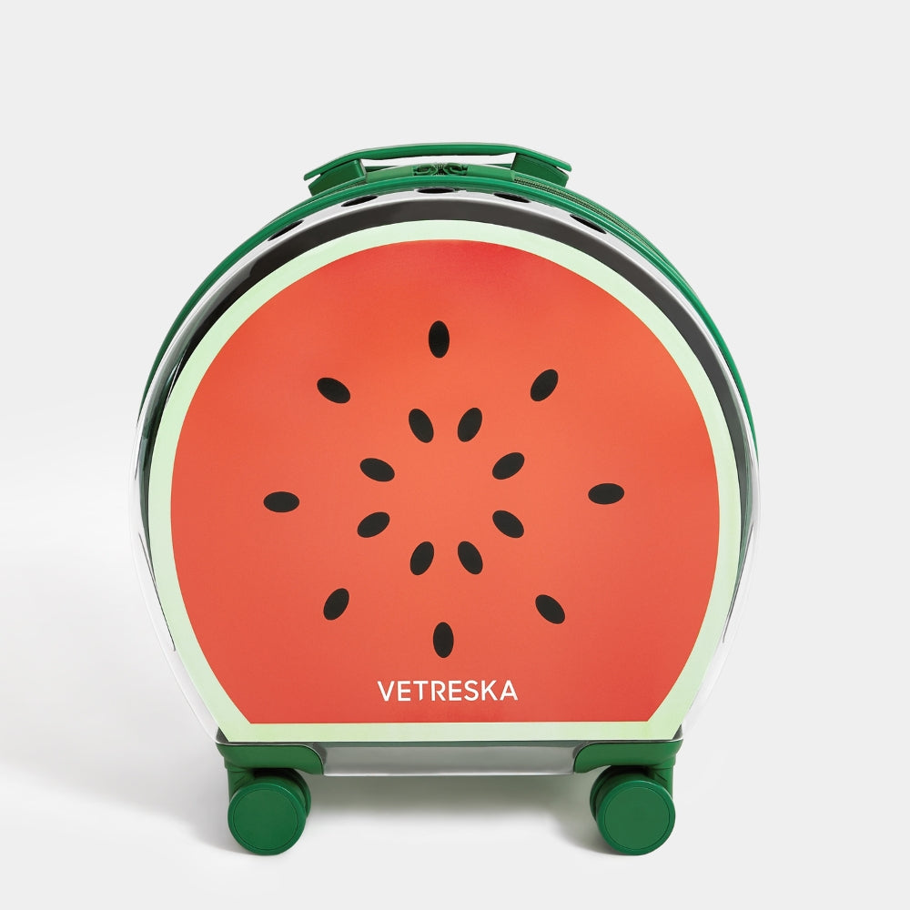 Bubble Pet Carrier (Green Color Block)