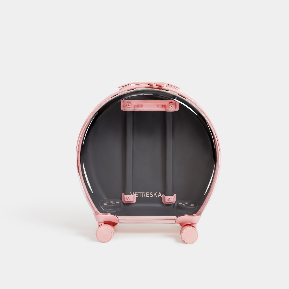 Bubble Pet Carrier (Pink Color Block)
