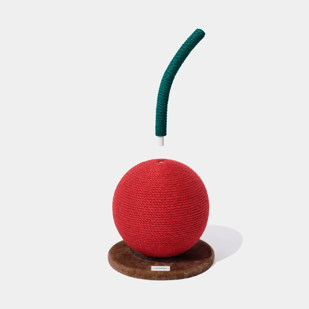 Cherry Cat Scratching Ball
