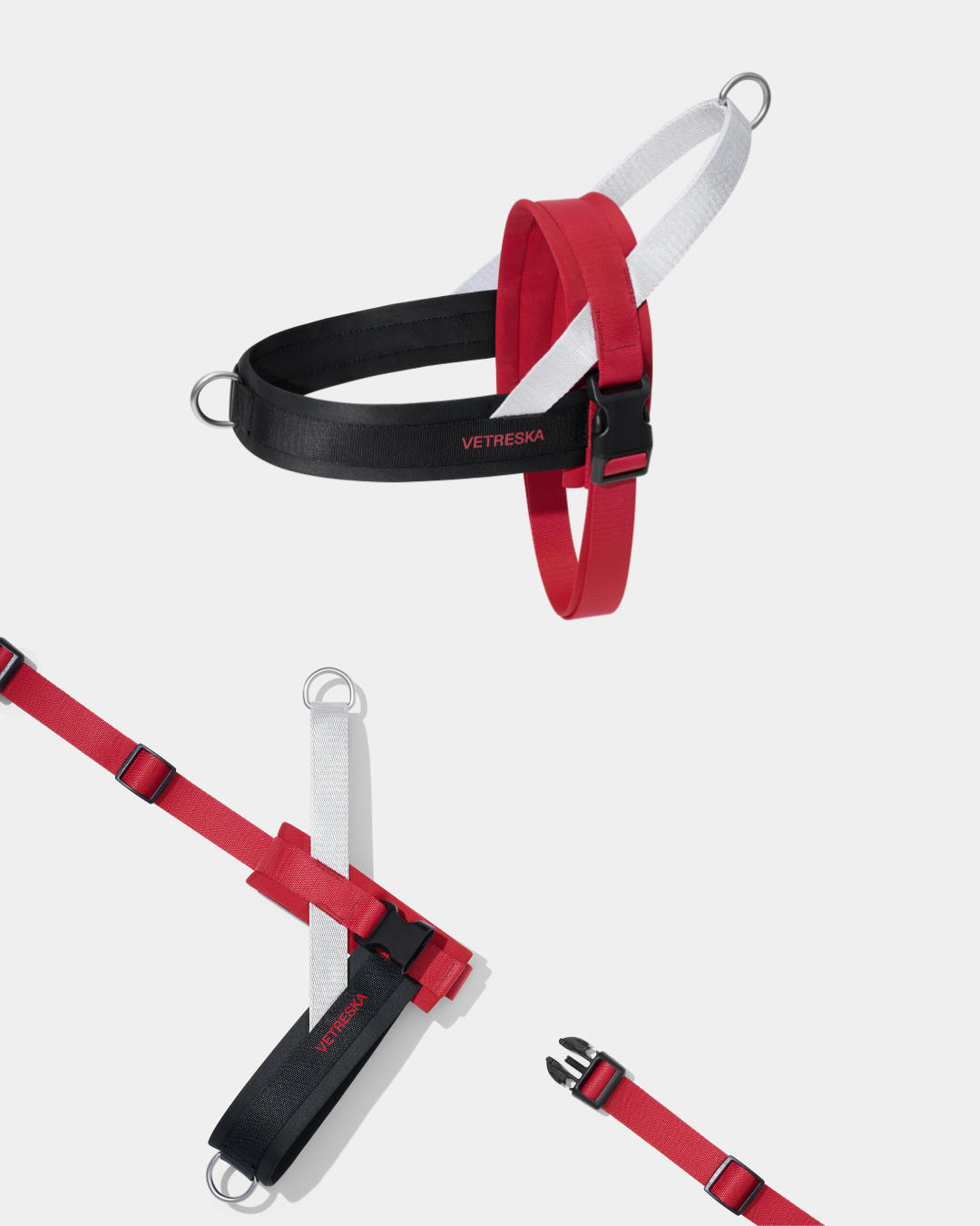 Ollie Bearman Circuit Collection - Quick Fit Pet Harness & Leash Set