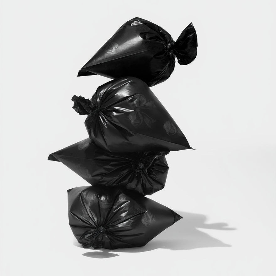 Bow De Noir Pet Poop Bags & Dispenser Set