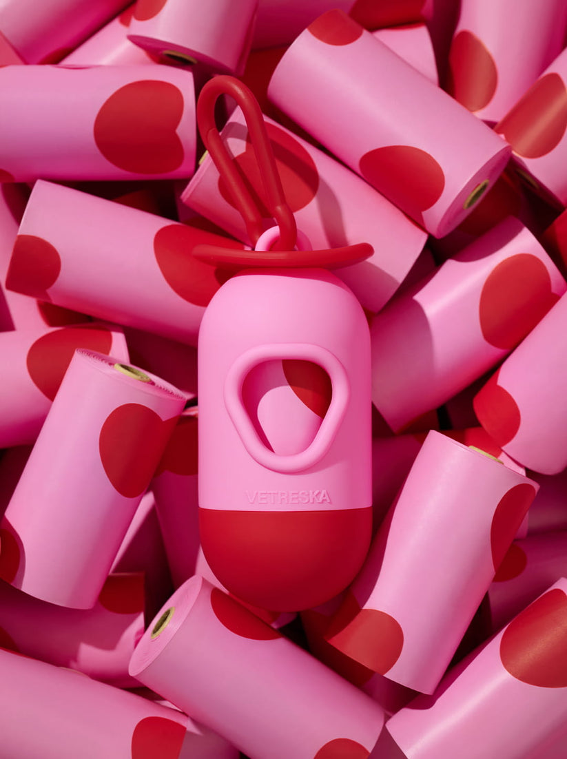 Crush & Blush Pet Poop Bags & Dispenser