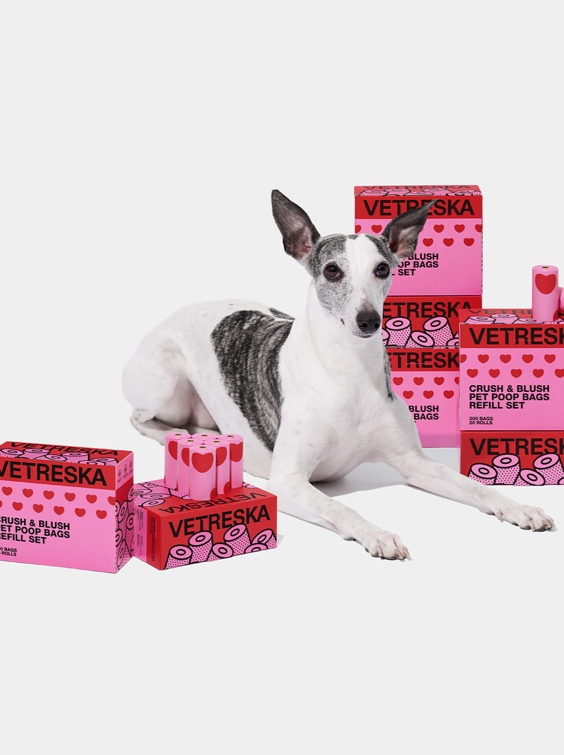 Crush & Blush Pet Poop Bags & Dispenser