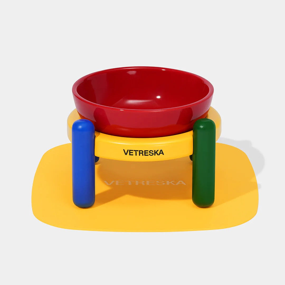 Chroma Pet Bowl & Mat Set