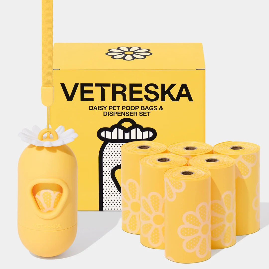 Daisy Poop Bags & Dispenser