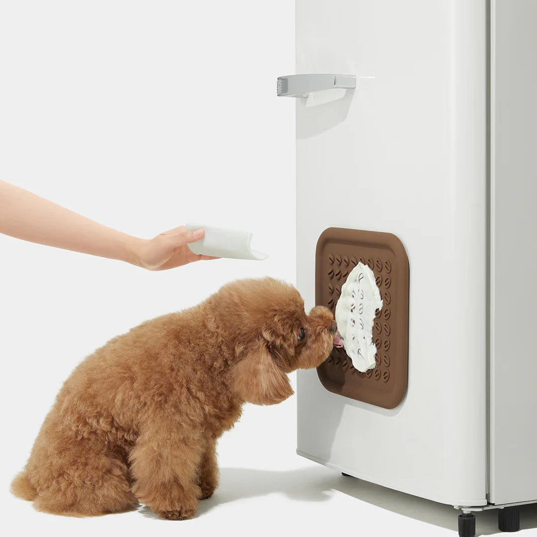 Coffee Silicone Pet Licking Mat