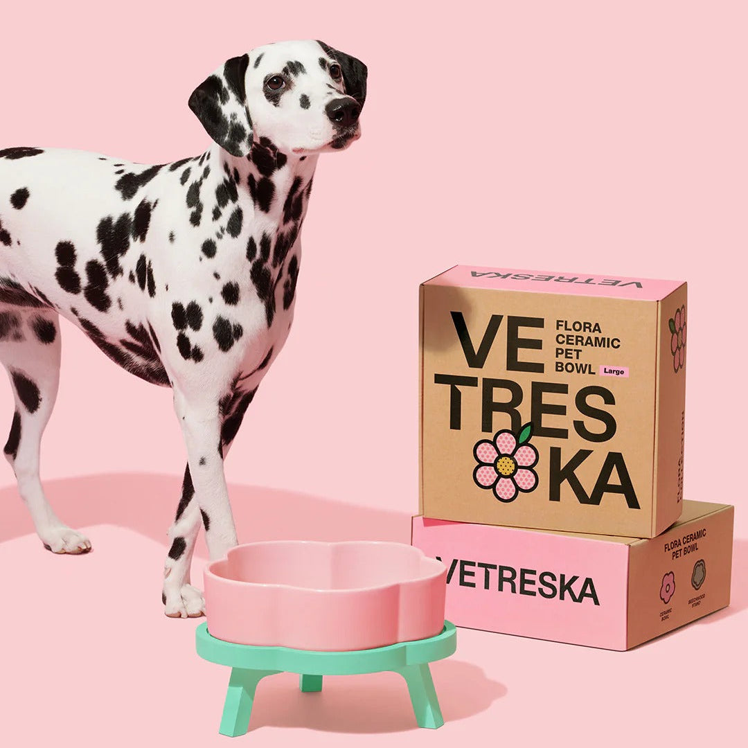Flora Ceramic Pet Bowl