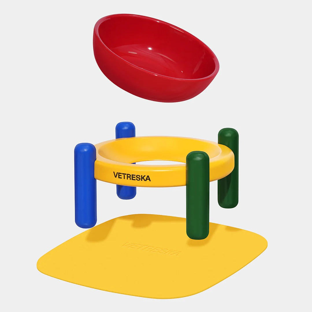 Chroma Pet Bowl & Mat Set