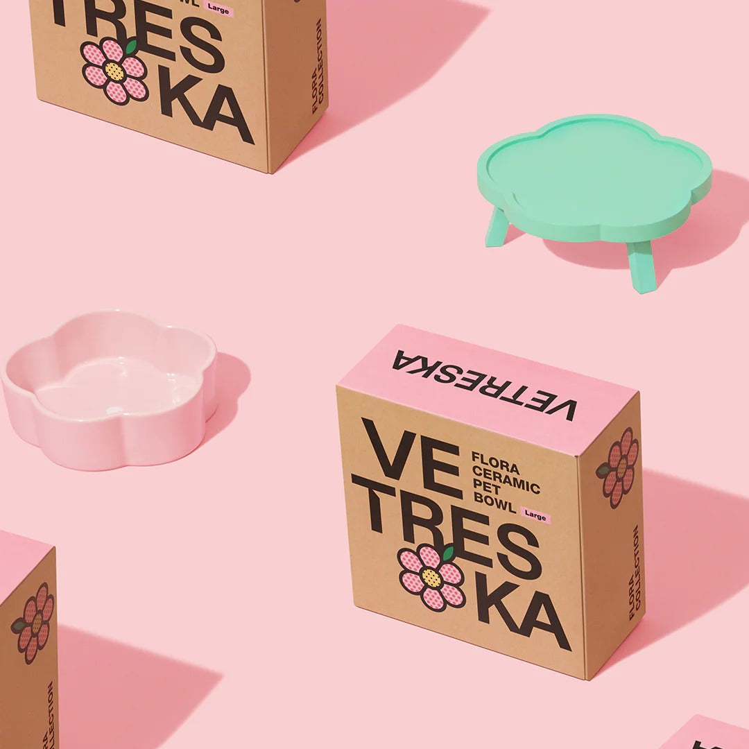 Flora Ceramic Pet Bowl