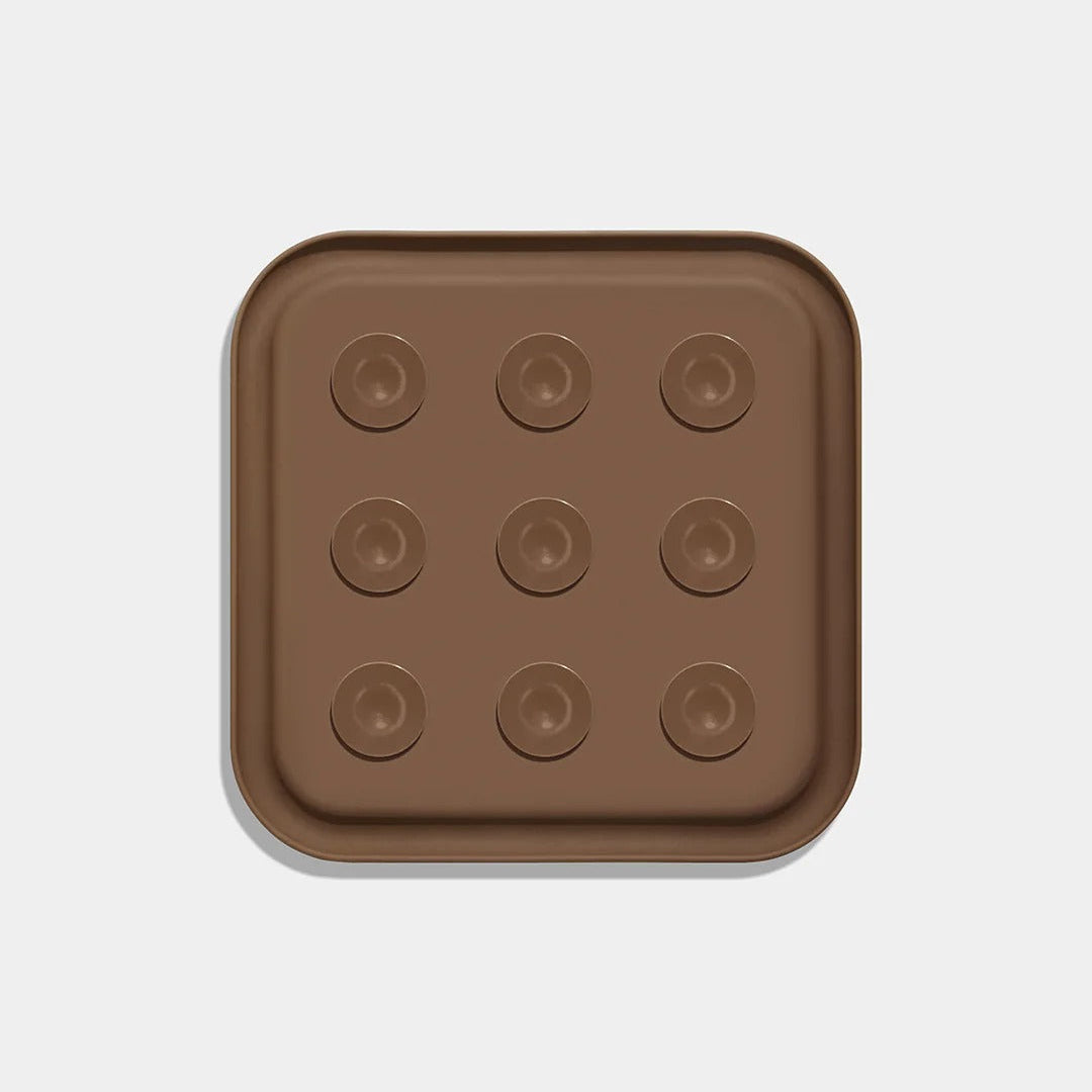 Coffee Silicone Pet Licking Mat