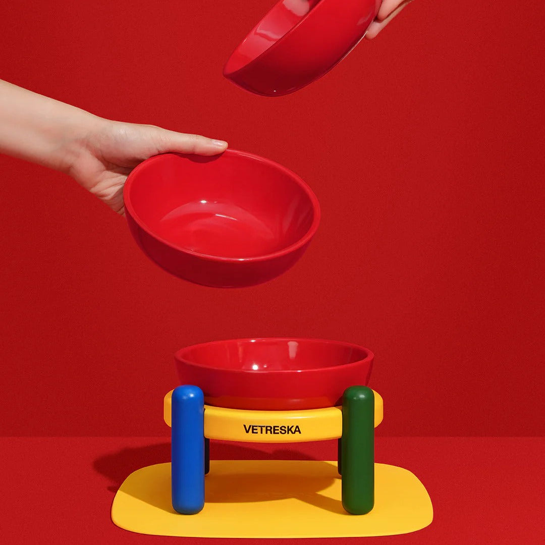 Chroma Pet Bowl & Mat Set