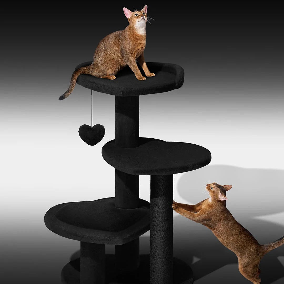 Heartpurrnoir Cat Climber (4 Platform)