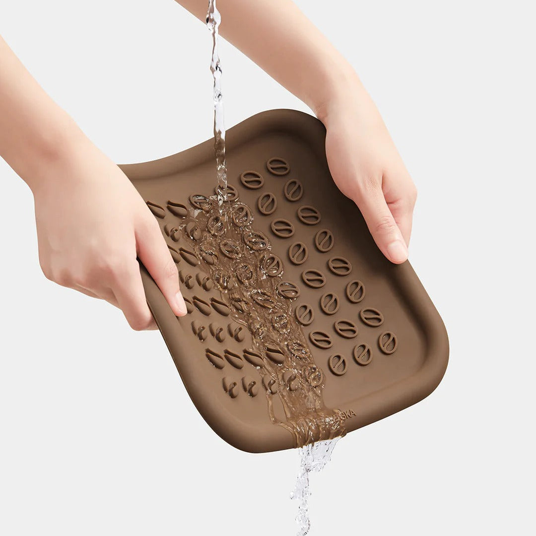 Coffee Silicone Pet Licking Mat