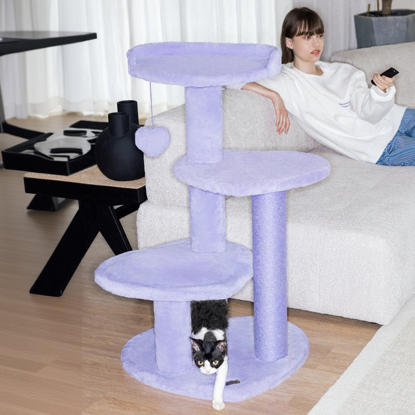 Heartpurrple Cat Climber (4 Platform)