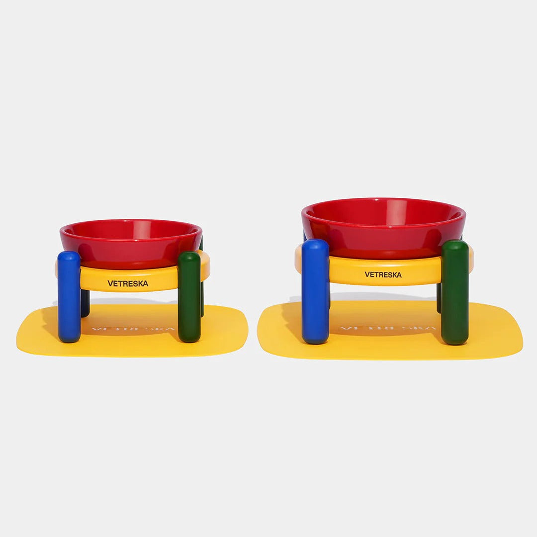 Chroma Pet Bowl & Mat Set