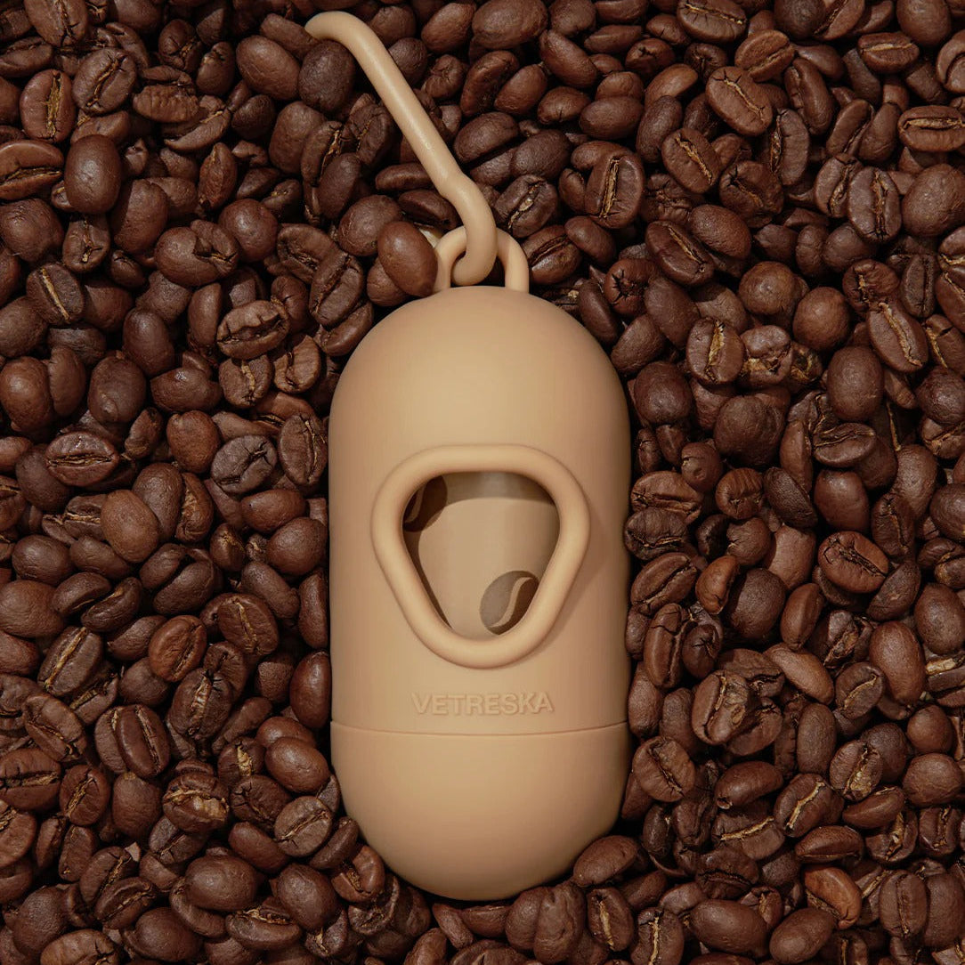 Coffee Poop Bags & Dispenser