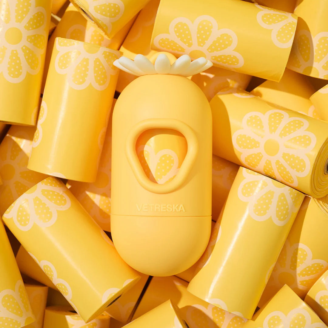 Daisy Poop Bags & Dispenser