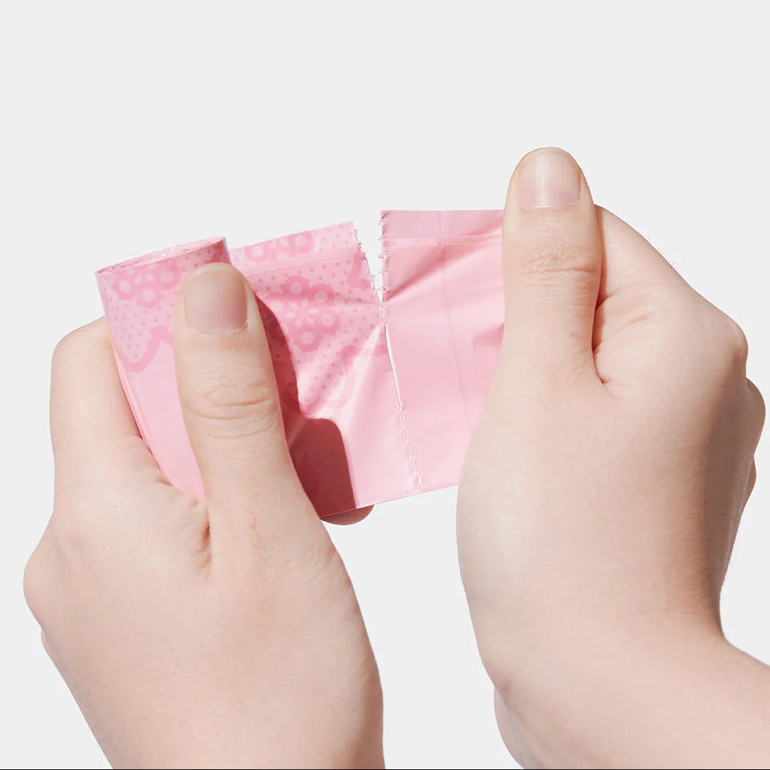Cherry Blossom Poop Bags & Dispenser
