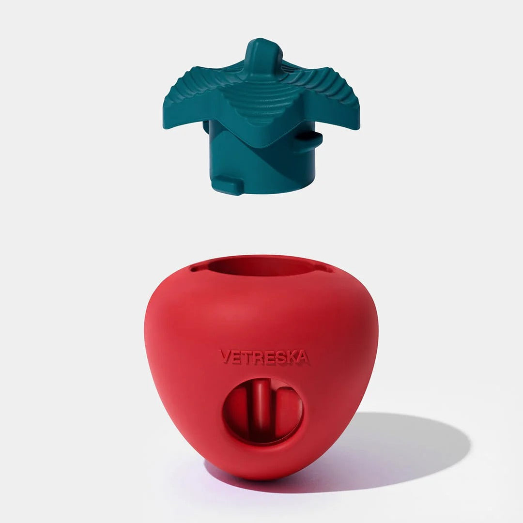 Strawberry Pet Treat Dispensing Toy