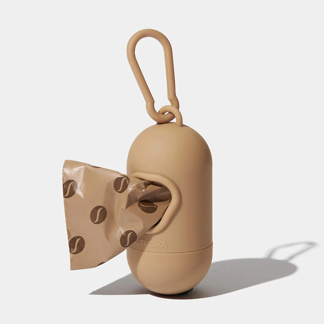 Coffee Poop Bags & Dispenser