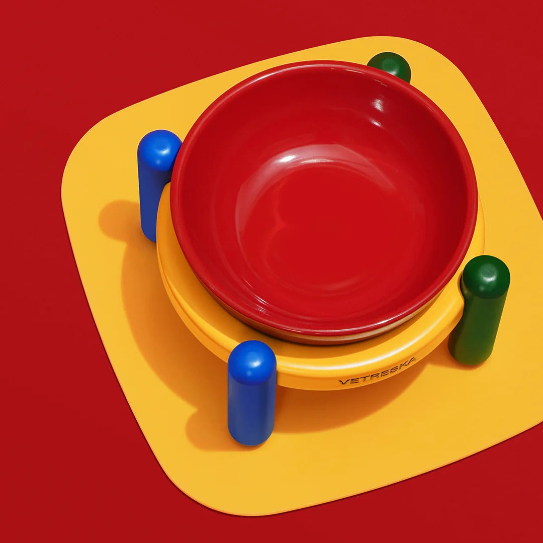 Chroma Pet Bowl & Mat Set