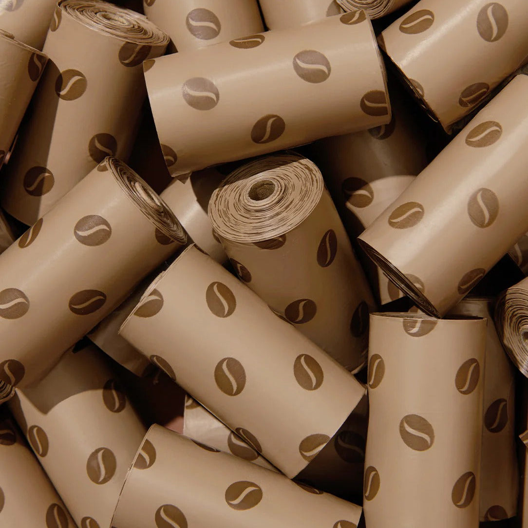 Coffee Poop Bags & Dispenser