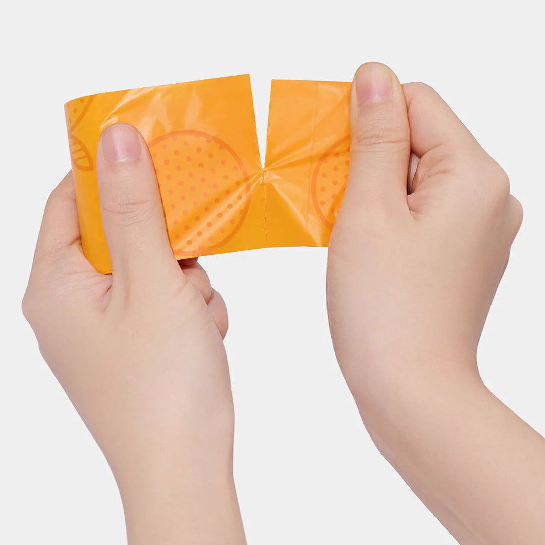Tangerine Poop Bag & Dispenser