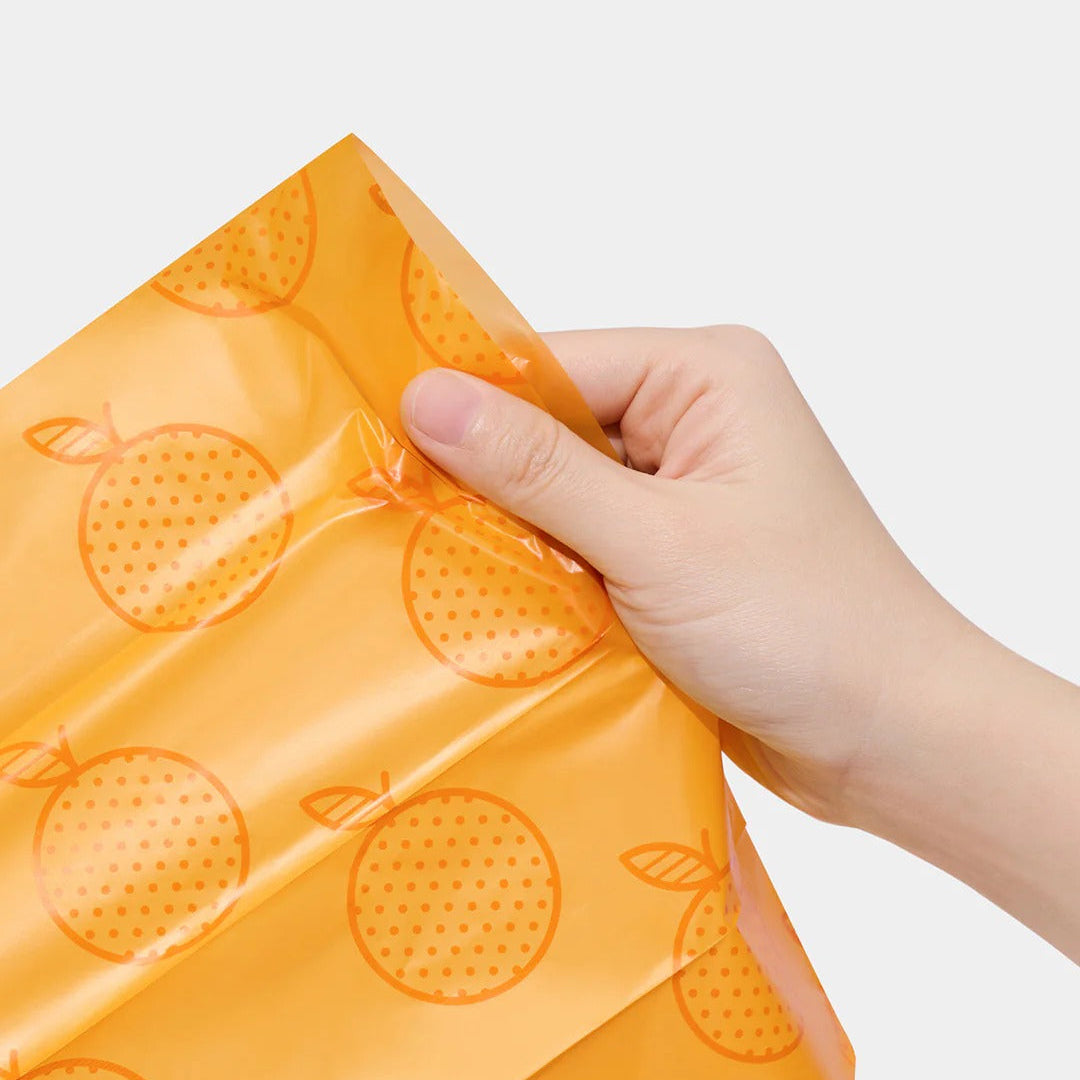Tangerine Poop Bag & Dispenser