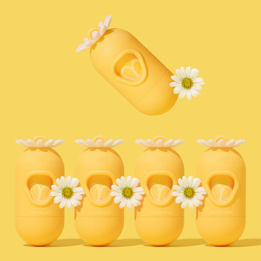 Daisy Poop Bags & Dispenser