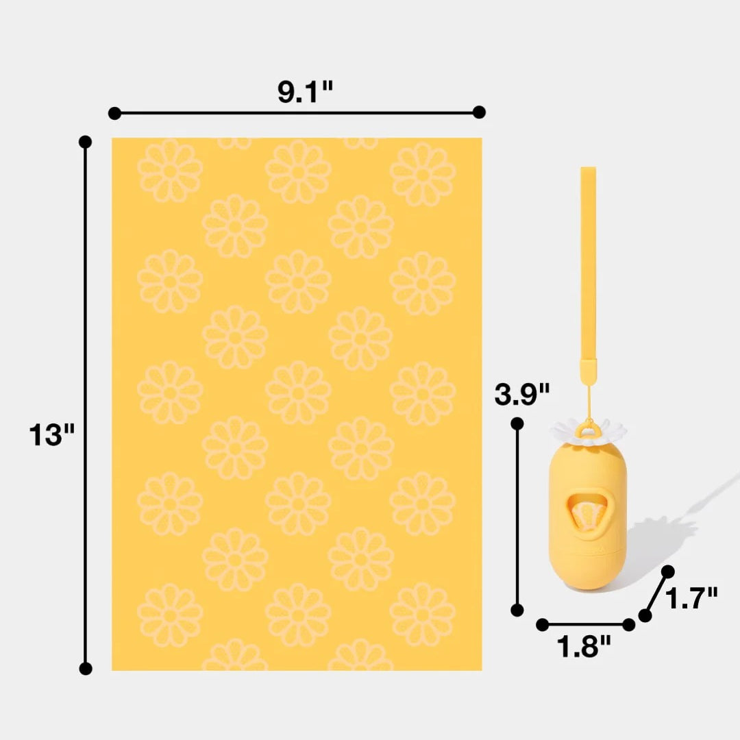 Daisy Poop Bags & Dispenser