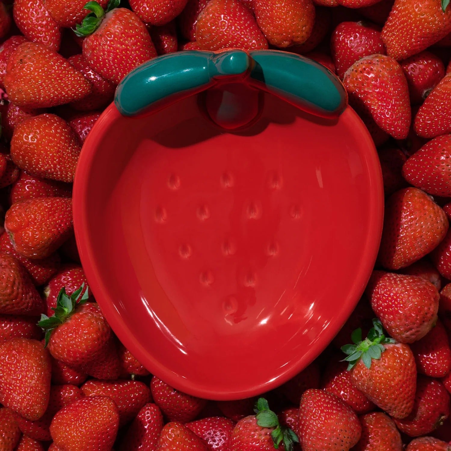 Strawberry Ceramic Pet Bowl