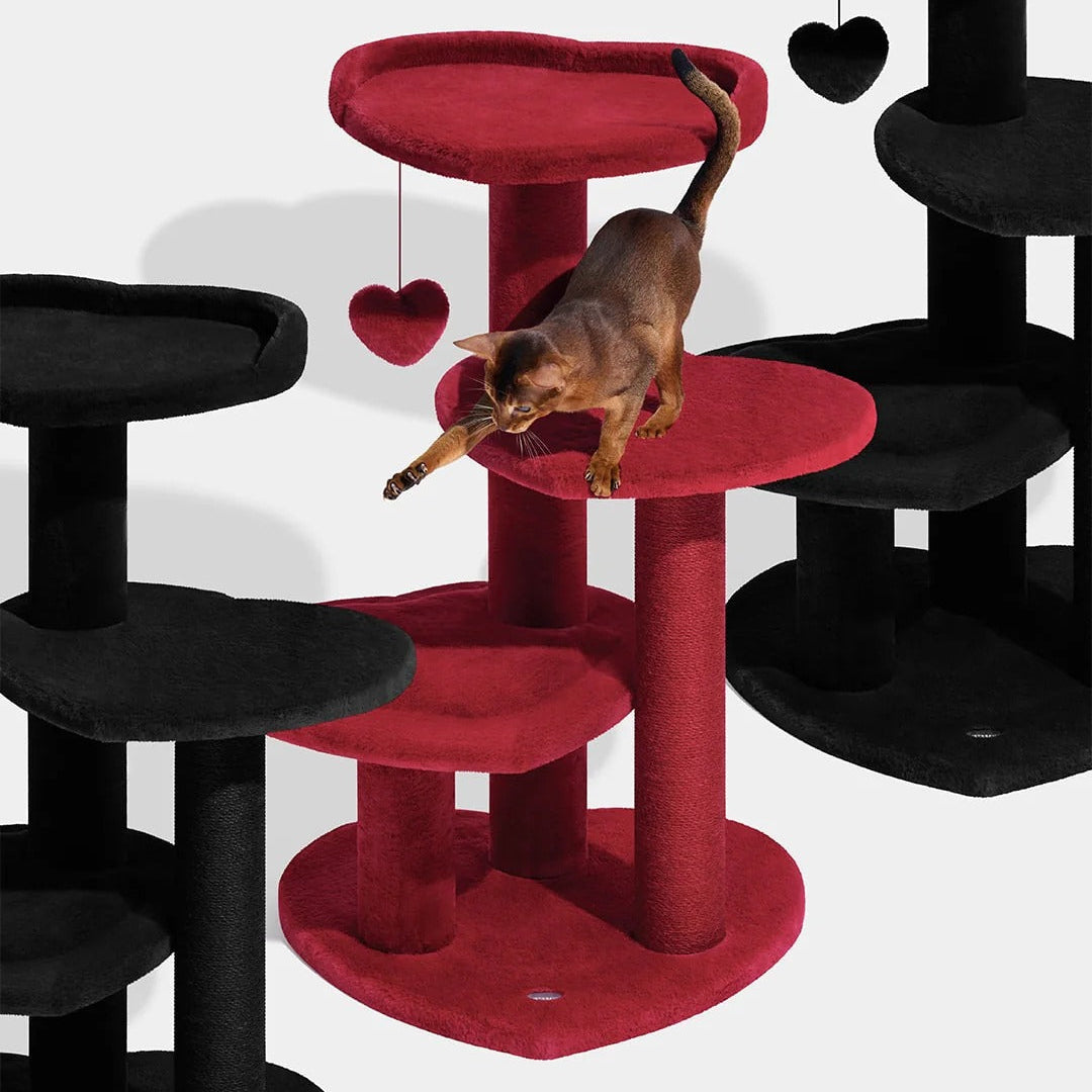 Heartpurrnoir Cat Climber (4 Platform)