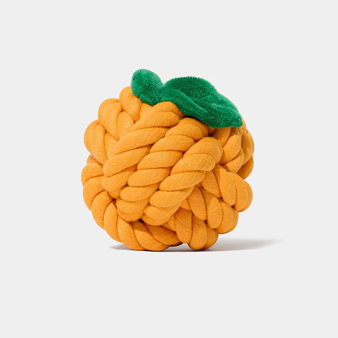 Tangerine Knot Rope Toy