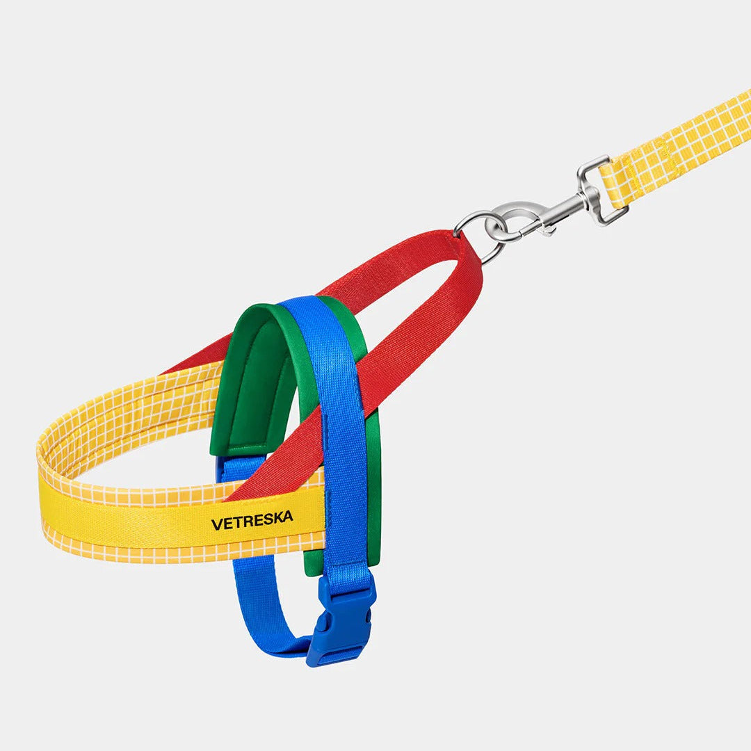 Chroma Pet Harness & Leash Set (Yellow)